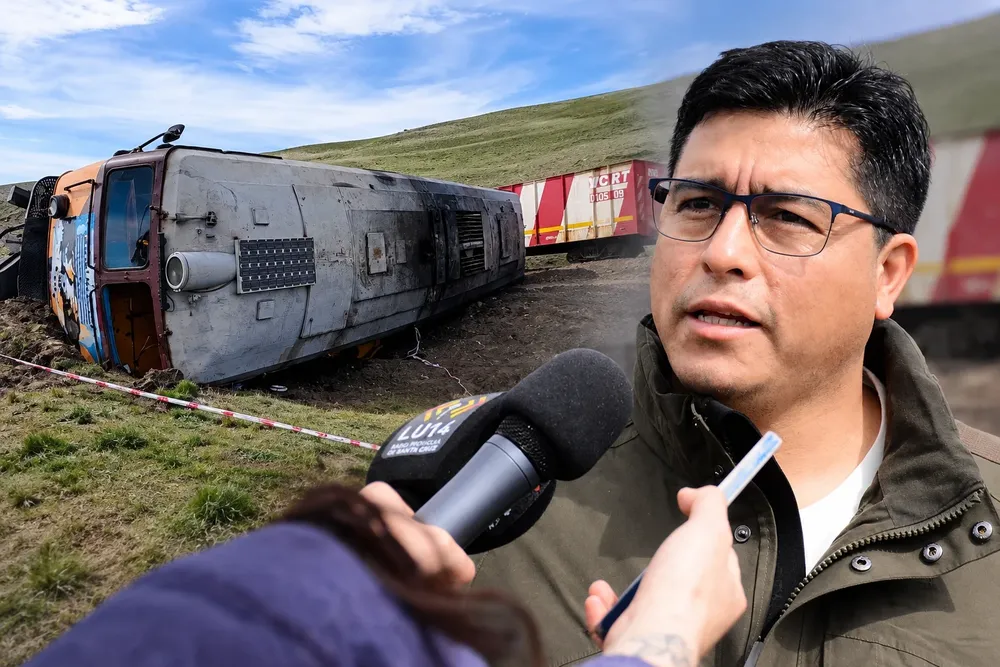 Declaración ante tren descarrilado